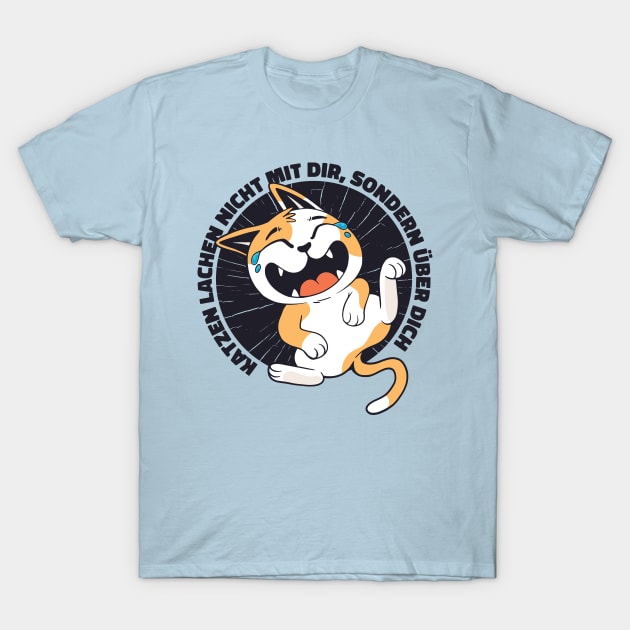 Laughing Cat T-Shirt by Safdesignx